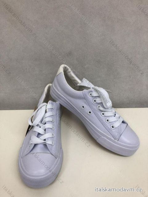 Tenisky pláťenky dámské (36-41) OBUV OBCM21002/DR 39 bílá