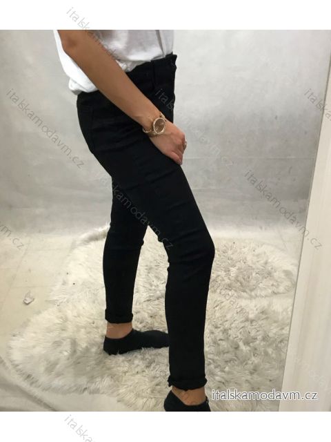 Džiny push-up středně vysoký pas (vel. 38-46) BB. S JEANS MAM20S5782 čierna 44