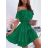 Šaty elegantný letný carmen krátky rukáv dámske (S/M ONE SIZE) TALIANSKA MÓDA IMD22333