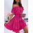 Šaty elegantný letný carmen krátky rukáv dámske (S/M ONE SIZE) TALIANSKA MÓDA IMD22333