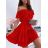 Šaty elegantný letný carmen krátky rukáv dámske (S/M ONE SIZE) TALIANSKA MÓDA IMD22333