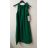 Šaty elegantní letní bez rukávů dámské (S/M ONE SIZE) ITALSKÁ MÓDA IMM2253209 biela S/M