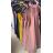 Šaty elegantní letní bez rukávů dámské (S/M ONE SIZE) ITALSKÁ MÓDA IMM2253209 biela S/M
