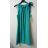 Šaty elegantní letní bez rukávů dámské (S/M ONE SIZE) ITALSKÁ MÓDA IMM2253209 biela S/M
