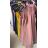Šaty elegantní letní bez rukávů dámské (S/M ONE SIZE) ITALSKÁ MÓDA IMM2253209 biela S/M