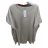 Tunika oversize predĺžená bavlnená krátky rukáv dámska (XL/2XL/3XL ONE SIZE) TALIANSKA MÓDA IM722056