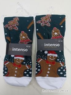 Ponožky vianočné veselé slabé pánske (41-43, 44-46) INTENSO DPP21500
