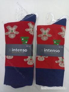 Ponožky vianočné veselé slabé pánske (41-43, 44-46) INTENSO DPP21501