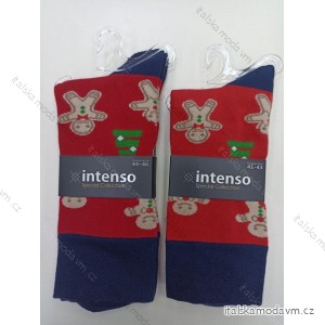 Ponožky vianočné veselé slabé pánske (41-43, 44-46) INTENSO DPP21501