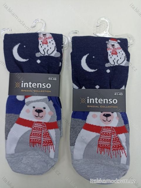 Ponožky vianočné veselé slabé pánske (41-43, 44-46) INTENSO DPP21502
