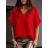 Tunika oversize krátký rukáv dámská  (L/XL/2XL ONE SIZE) ITALSKÁ MÓDA IMD22346