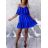 Šaty letné elegantný carmen na ramienka dámske (S/M ONE SIZE) TALIANSKA MÓDA IMD22353