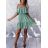 Šaty letné elegantný carmen na ramienka dámske (S/M ONE SIZE) TALIANSKA MÓDA IMD22353