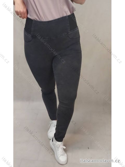 Rifle jeans dámské nadrozměrné (vel 30-38) M.SARA MA620MS1291g-5 Černá 34