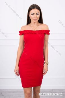 Španielske šaty s kudrlinkami červené