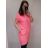 Šaty oversize krátký rukáv dámské nadrozměr (L/XL/2XL/3XL ONE SIZE) ITALSKÁ MÓDA IM422214