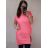 Šaty oversize krátký rukáv dámské nadrozměr (L/XL/2XL/3XL ONE SIZE) ITALSKÁ MÓDA IM422214