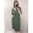 Šaty maxi dlouhé oversize krátký rukáv dámské nadrozměr (4XL/5XL ONE SIZE) ITALSKÁ MÓDA IMD22139