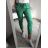 Kalhoty dlouhé strečové dámské (S/M/L ONE SIZE) ITALSKÁ MÓDA IM322058/DRbežová