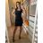 Šaty pouzdrové společenské elegantní bez rukávů dámské (S-XL) ITALSKÁ MÓDA IMM22Q51239/DR L Černá