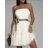 Šaty elegantní carmen tilové dámské (S/M/L ONE SIZE) ITALSKÁ MÓDA IMWG221675