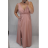 Šaty elegantní společenské dlouhé na ramínka dámské Patricie  (XS/S/M/L ONE SIZE) ITALSKÁ MÓDA IM322045/DR/DU sv. modrá