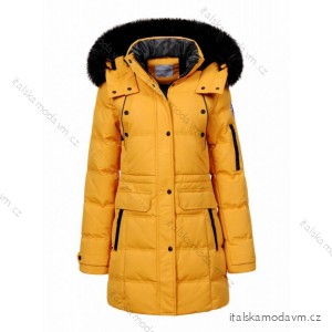 Kabát parka s kapucňou zimná dámska prešívaná polstrovaná (s-xl) GLO-STORY WMA-9206