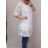 Šaty krajkové 3/4 rukáv dámske (L/XL ONE SIZE) TALIANSKA MÓDA IM422286/DR tmavo ružová