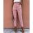 Nohavice dlhé elegantné dámske (S/M ONE SIZE) TALIANSKA MÓDA IMD22387 čierna S/M