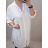 Košile oversize prodloužená 3/4 dlouhý rukáv dámská nadrozměr (2XL/3XL ONE SIZE) ITALSKá MóDA IM422323