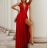 Šaty dlouhé společenské elegantní variabilní zavazování na ramínka dámské (S/M ONE SIZE) ITALSKÁ MÓDA IMWD211377