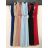 Šaty dlouhé společenské elegantní variabilní zavazování na ramínka dámské (S/M ONE SIZE) ITALSKÁ MÓDA IMWD211377