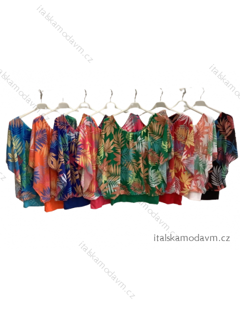 Blúzka letný carmen dámska nadrozmer (XL/2XL ONE SIZE) TALIANSKA MODA IM422649