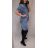 Šaty riflové krátký rukáv dámské nadrozměr (2XL-6XL) GOURD GD22GD8610-LJ/DR 4XL modrá