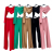 Súprava letná elegantný top a nohavice dámska (M/L ONE SIZE) TALIANSKA MÓDA IMD22428/DU čierna M / L