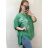 Košile 3/4 dlouhý rukáv dámská (2XL/4XL ONE SIZE) ITALSKá MóDA IM421738/DR 2XL-4XL zelená