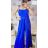 Overal elegantní dlouhý dámský (S/M ONE SIZE) ITALSKÁ MÓDA IMM2255978/DR S/M Černá