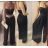 Overal elegantní dlouhý dámský (S/M ONE SIZE) ITALSKÁ MÓDA IMM2255978/DR S/M Černá