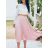 Sukňa dlhá skladaná dámska (S/M ONE SIZE) TALIANSKA MÓDA IMM22U5252/DR