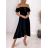 Šaty dlhé letné carmen dámske (S/M ONE SIZE) TALIANSKA MÓDA IMWD222612