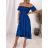 Šaty dlhé letné carmen dámske (S/M ONE SIZE) TALIANSKA MÓDA IMWD222612