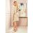 287-10 SOFIA Butterfly dress - pattern - beige linen