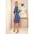 287-9 SOFIA Butterfly dress - pattern - blue linen