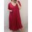 Šaty dlhé maxi oversize krátky rukáv dámske viskoza nadrozmer (3XL/4XL/5XL ONE SIZE) TALIANSKA MÓDA IMC22380/DR