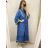 Šaty letní boho španělské krátký rukáv dámská nadrozměr (XL/2XL ONE SIZE) ITALSKá MóDA IM4225394/DR