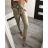 Kalhoty dlouhé elegantní dámské (M/L ONE SIZE) ITALSKÁ MÓDA IMD22128/DR béžová M/L