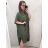 Šaty košeľové maxi dlhé letné krátky rukáv dámske oversize (2XL/4XL ONE SIZE) TALIANSKÁ MÓDA IMM2253076/DR