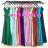 Šaty dlhé letné elegantné na ramienka dámske (S/M ONE SIZE) TALIANSKA MÓDA IMPBB22C12899