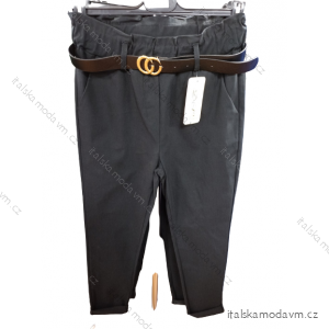 Nohavice strečové s opaskom dlhé dámske (S/M ONE SIZE) TALIANSKA MÓDA IMP22025