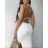 Šaty letní elegantní na ramínka dámské (S/M ONE SIZE) ITALSKÁ MÓDA IMPBB22C22798